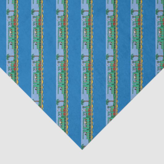 Maisy en Friends Birthday Tissuepapier (Detail)