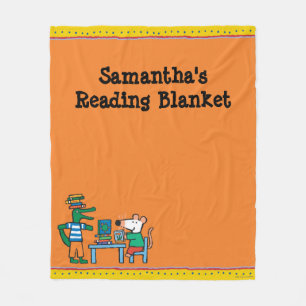 Maisy en Friends Geniet van de bibliotheek Fleece Deken