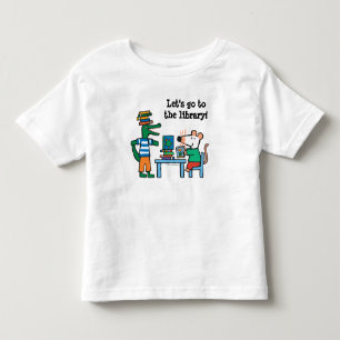 Maisy en Friends Geniet van de bibliotheek Kinder Shirts