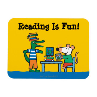 Maisy en Friends Geniet van de bibliotheek Magneet