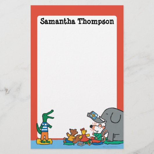 Maisy en Friends Laugh op Verhaal Tijd Briefpapier (Voorkant)