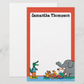 Maisy en Friends Laugh op Verhaal Tijd Briefpapier (Voorkant / Achterkant)