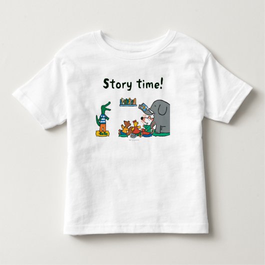 Maisy en Friends Laugh op Verhaal Tijd Kinder Shirts (Voorkant)
