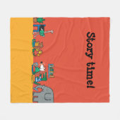 Maisy en Friends lezen samen Fleece Deken (Voorkant (Horizontaal))