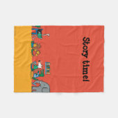 Maisy en Friends lezen samen Fleece Deken (Voorkant (Horizontaal))