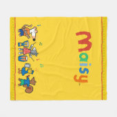 Maisy en Friends Play in Band Fleece Deken (Voorkant (Horizontaal))