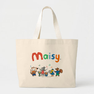 Maisy en Friends Play in Band Grote Tote Bag