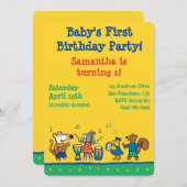 Maisy en Friends Play in Band Kaart (Voorkant / Achterkant)