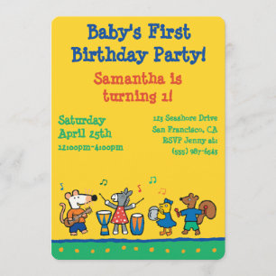 Maisy en Friends Play in Band Kaart