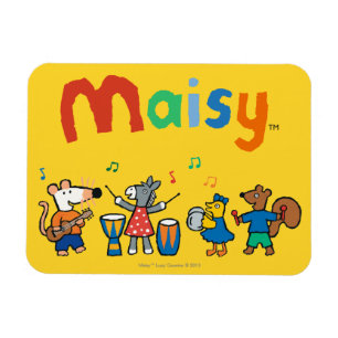 Maisy en Friends Play in Band Magneet