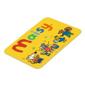 Maisy en Friends Play in Band Magneet (Linkerzijde)