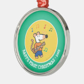 Maisy en Friends Play in Band Metalen Ornament (Links)