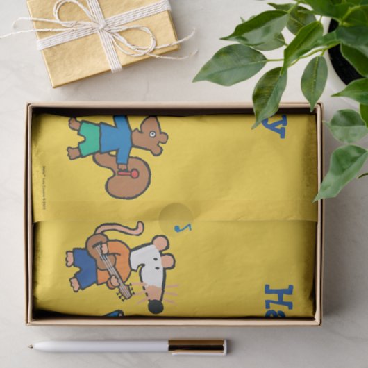 Maisy en Friends Play in Band Tissuepapier (Geschenk)