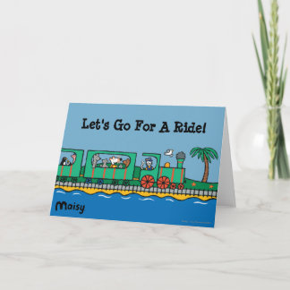 Maisy en Friends Ride on Green Train Kaart