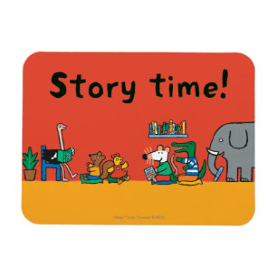 Maisy en vrienden lezen samen magneet