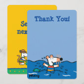 Maisy Goes zwemmen op zaterdag Kaart (Voorkant / Achterkant)