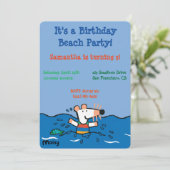 Maisy Goes zwemmen op zaterdag Kaart (Staand voorkant)