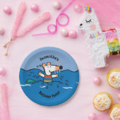 Maisy Goes zwemmen op zaterdag Papieren Bordje (Feest)