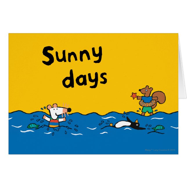 Maisy Goes zwemt in het strand (Voorkant Horizontaal)