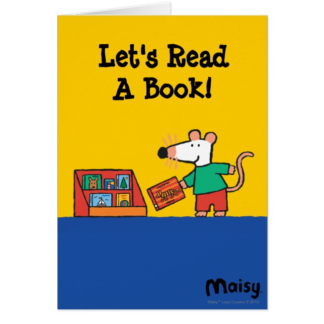 Maisy met bibliotheekboeken (Voorkant)