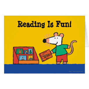 Maisy met bibliotheekboeken