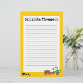 Maisy met bibliotheekboeken briefpapier (Staand voorkant)