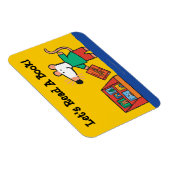 Maisy met bibliotheekboeken magneet (Rechterzijde)