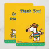 Maisy met schelpdieren op zaterdag kaart (Voorkant / Achterkant)