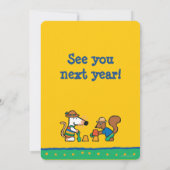 Maisy met schelpdieren op zaterdag kaart (Achterkant)