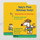 Maisy met schelpdieren op zaterdag kaart (Voorkant / Achterkant)