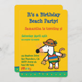 Maisy met Shells Verjaardag Kaart (Voorkant / Achterkant)