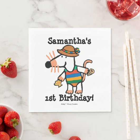 Maisy met Shells Verjaardag Servetten (Insitu)