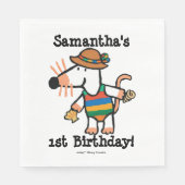 Maisy met Shells Verjaardag Servetten (Voorkant)