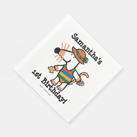 Maisy met Shells Verjaardag Servetten (Hoek)