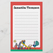 Maisy op de speelplaats met vrienden briefpapier (Voorkant)