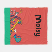 Maisy op de speelplaats met vrienden fleece deken (Voorkant (Horizontaal))