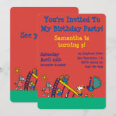 Maisy op de speelplaats met vrienden kaart (Voorkant / Achterkant)