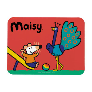 Maisy op de speelplaats met vrienden magneet