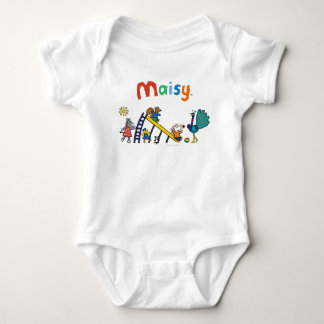 Maisy op de speelplaats met vrienden romper