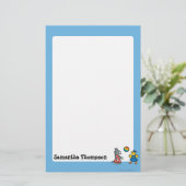 Maisy op Preschool met vrienden op de speelplaats Briefpapier (Staand voorkant)