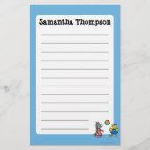 Maisy op Preschool met vrienden op de speelplaats Briefpapier (Voorkant)