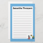 Maisy op Preschool met vrienden op de speelplaats Briefpapier (Voorkant / Achterkant)