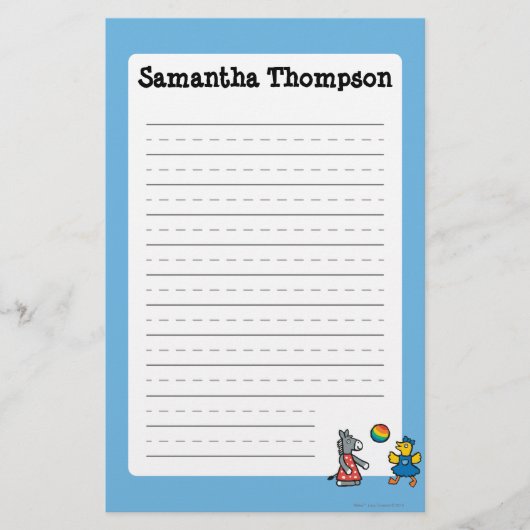 Maisy op Preschool met vrienden op de speelplaats Briefpapier (Voorkant)