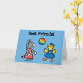 Maisy op Preschool met vrienden op de speelplaats Kaart (Gele Bloem)