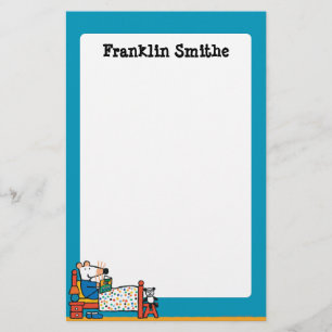 Maisy Ready voor Bed Blue Pajamas Briefpapier