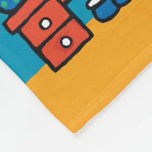 Maisy Ready voor Bed Blue Pajamas Fleece Deken (Hoek)