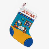 Maisy Ready voor Bed Blue Pajamas Kleine Kerstsok (Voorkant (Hangend))