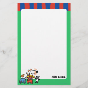 Maisy Ready voor Vakantie met bagage Briefpapier