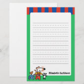 Maisy Ready voor Vakantie met bagage Briefpapier (Voorkant / Achterkant)