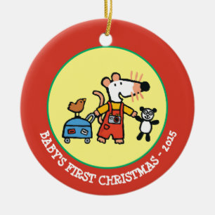 Maisy Ready voor Vakantie met bagage Keramisch Ornament